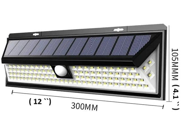 Lampes Solaires Applique Murale 12``